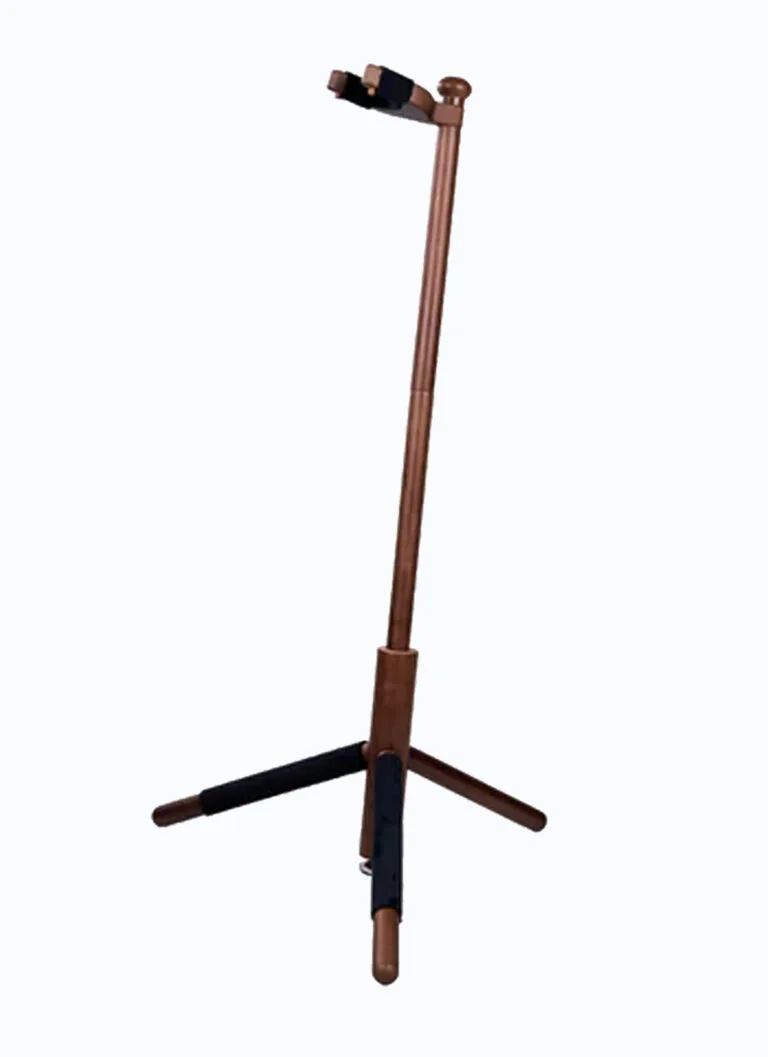 Galux GS-220 Walnut Wooden Guitar Stand 985mm Floor Stand India
