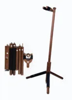 Galux GS-220 Walnut Wooden Floor Guitar Stand - Image 2