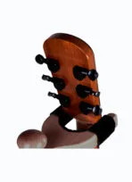 Galux GS-220 Walnut Wooden Floor Guitar Stand - Image 3