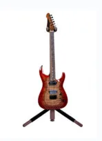 Galux GS-220 Walnut Wooden Floor Guitar Stand - Image 5