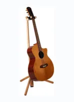 Galux GS-221 Natural Wooden Floor Guitar Stand - Image 3