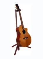 Galux GS-221 Walnut Wooden Floor Guitar Stand - Image 3
