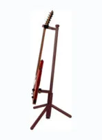Galux GS-221 Walnut Wooden Floor Guitar Stand - Image 4