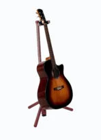Galux GS-221 Walnut Wooden Floor Guitar Stand - Image 5
