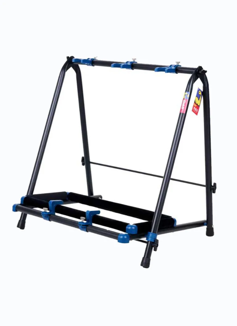 Galux GS-230 Guitar Rack Black Velvet Front View India