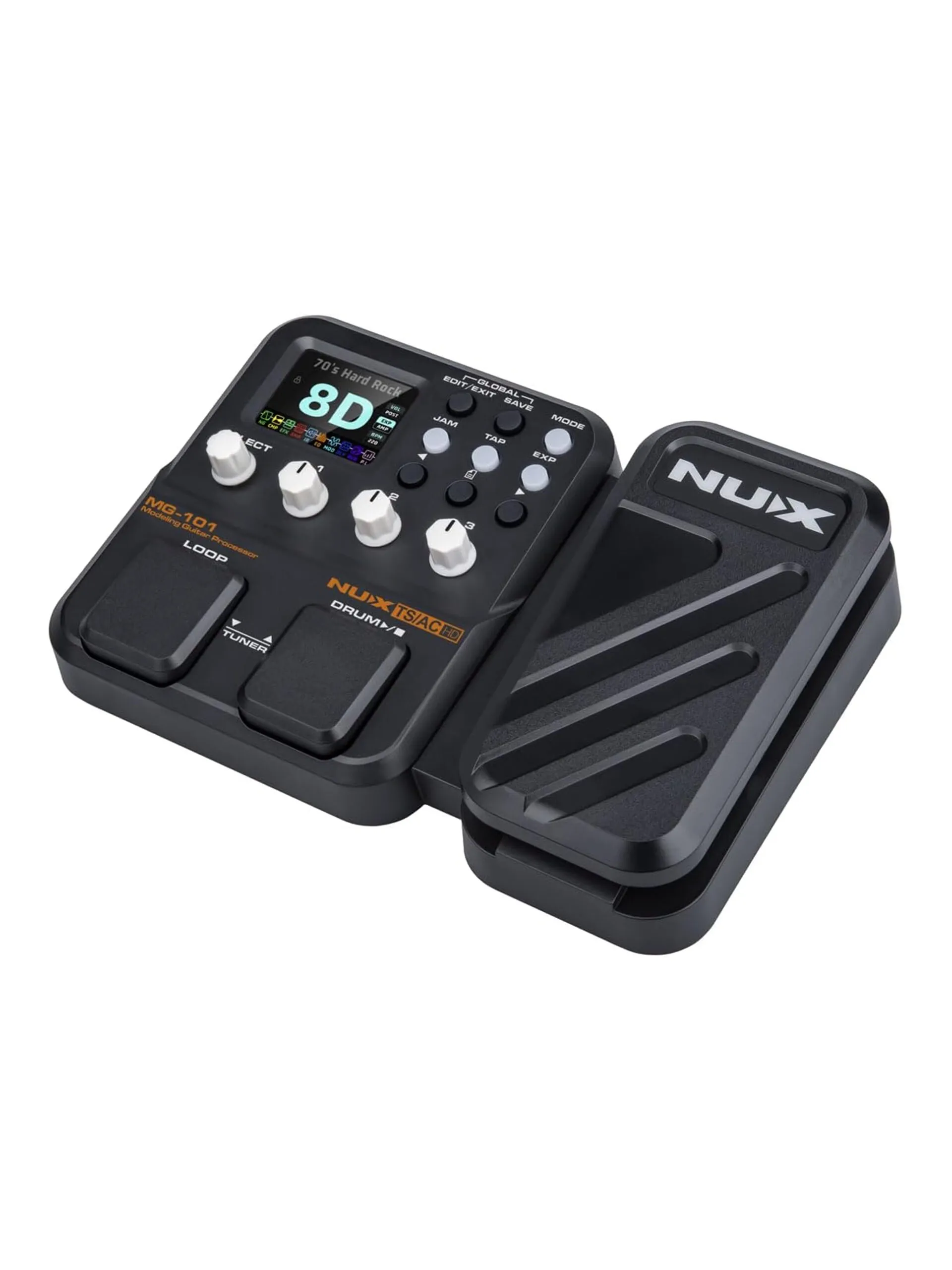 NUX MG-101 Modeling Guitar Processor - 25 Amp Models IR Loader Phrase Looper India - Image 2