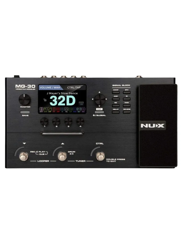 NUX MG-30 Multi Effects Amp Modeler Front View