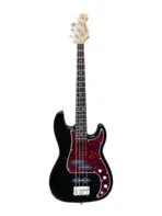 Westwood PJ-90 Electric Bass Guitar Black PJ Body Alder Canadian Maple Neck India