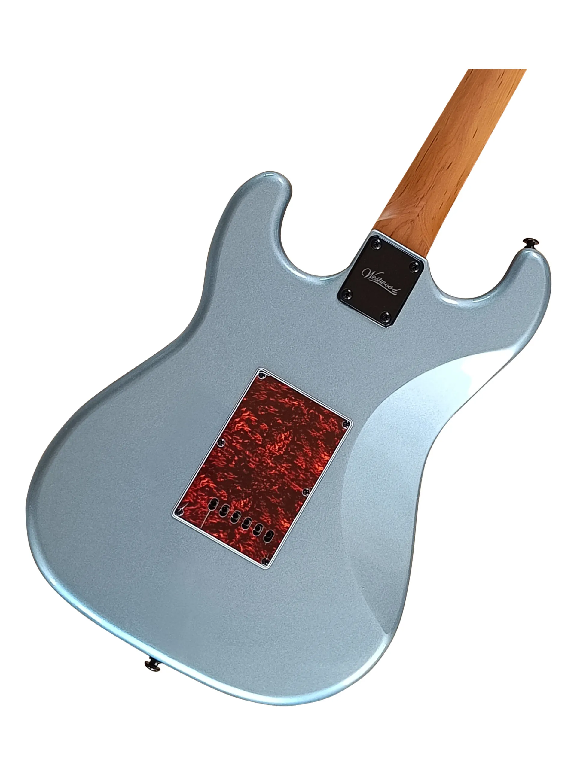 Westwood ST-70 Electric Guitar - Blue SSH Roasted Maple ST Style - Image 5