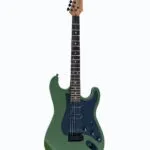 Westwood YFD-10 Electric Guitar Army Green Front View
