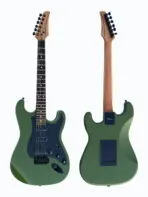 Westwood YFD-10 Electric Guitar - Army Green - Image 3