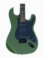 Westwood YFD-10 Electric Guitar - Army Green - Image 4