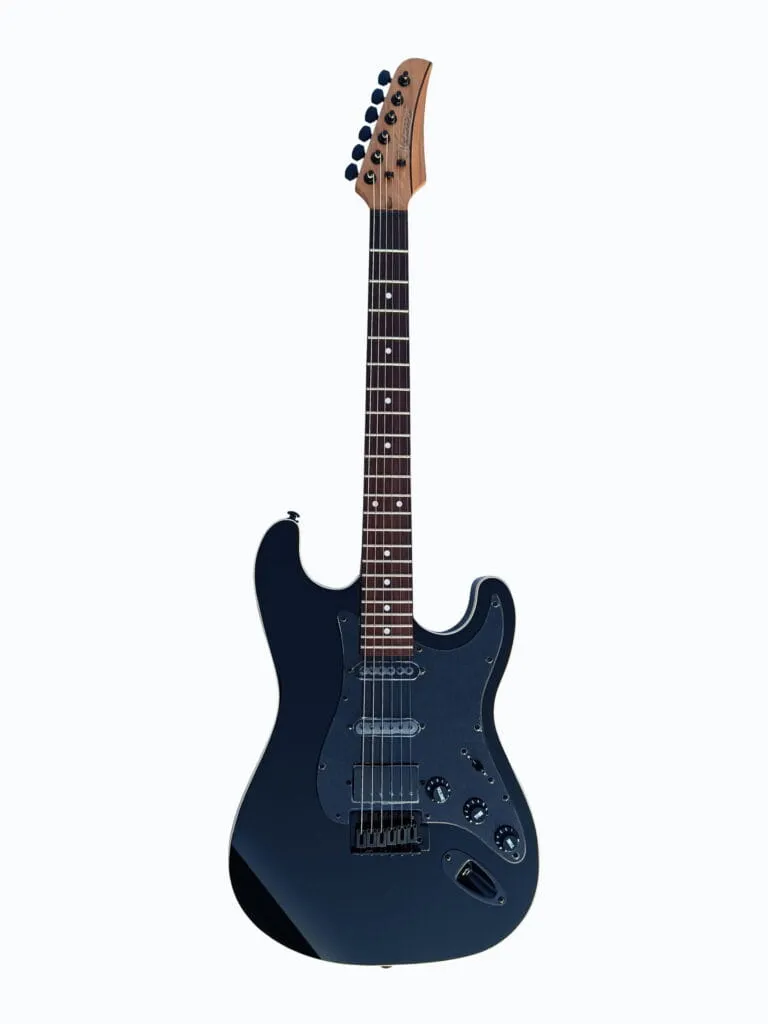 Westwood YFD-10 Electric Guitar Black Front View