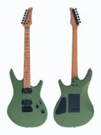 Westwood YFD-100 Electric Guitar - Army Green - Image 3