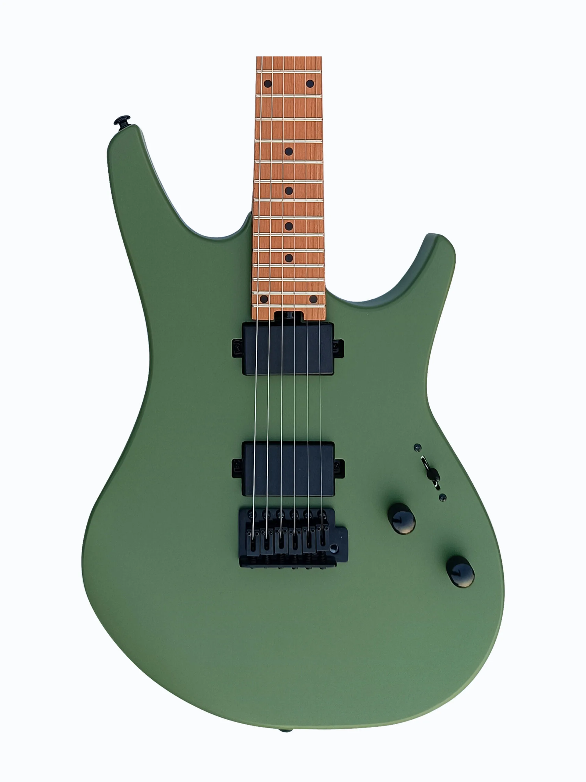 Westwood YFD-100 Electric Guitar - Army Green - Image 4