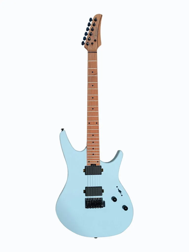 Westwood YFD-100 Electric Guitar Sky Blue, Westwood YFD-100 Sky Blue, dual humbucker electric guitar India, HH electric guitar India, sky blue satin electric guitar India, satin finish electric guitar India, blue Alder body electric guitar India, roasted maple neck electric guitar India, roasted maple fingerboard electric guitar India, intermediate electric guitar India, buy sky blue electric guitar India, ST style electric guitar India, Westwood guitar India, The Guitar Collective, natural satin blue electric guitar India, HH pickup electric guitar India, electric guitar under 20000 India, sky blue guitar India, fresh colour electric guitar India, light blue electric guitar India