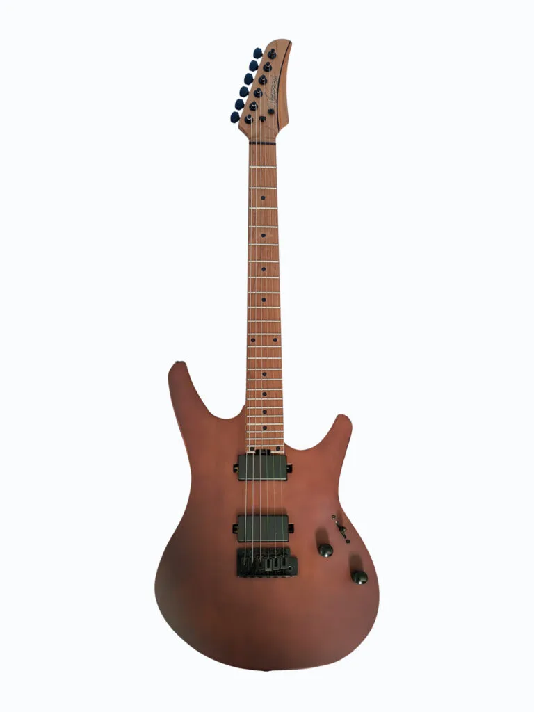 Westwood YFD-100 Electric Guitar Walnut Front View