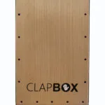 Clapbox CB11 Cajon Drum Black Natural Front View India