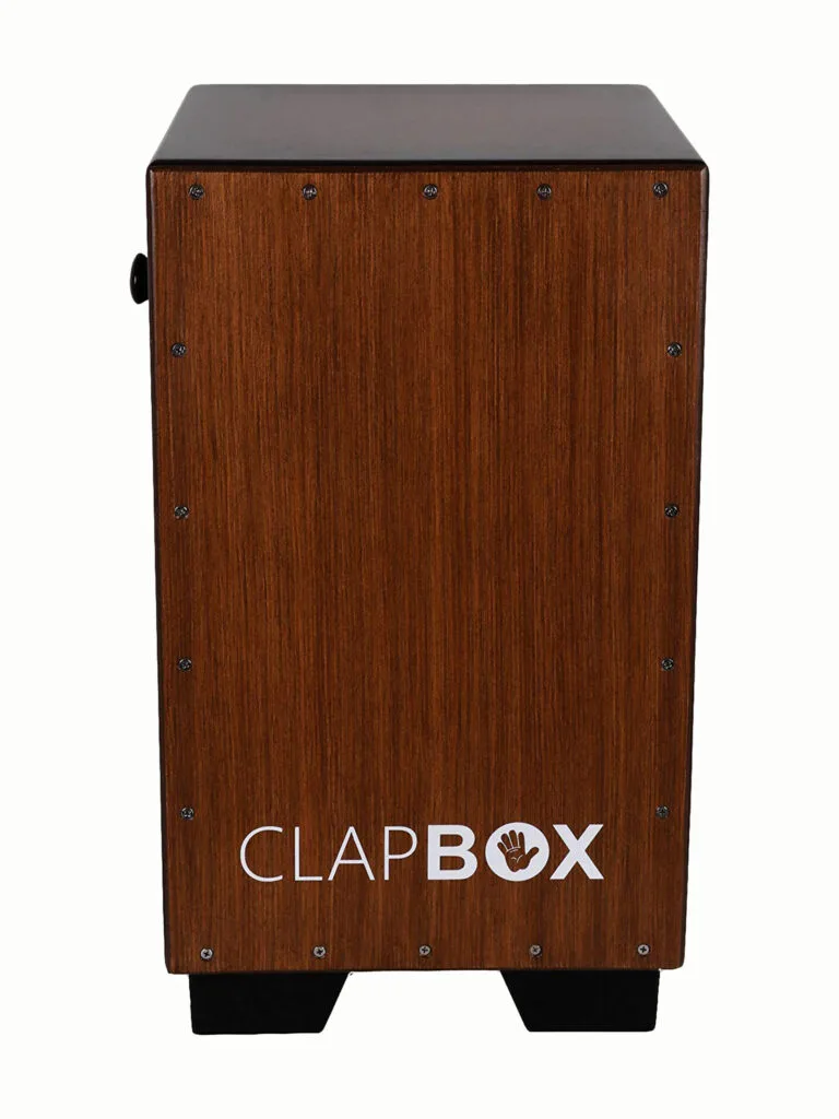 Clapbox CB65 Adjustable Snare Cajon Brown Front View India