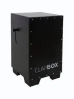 Clapbox CB50 Adjustable Cajon Black Oak Front Plate 3 Adjustable Internal Snares
