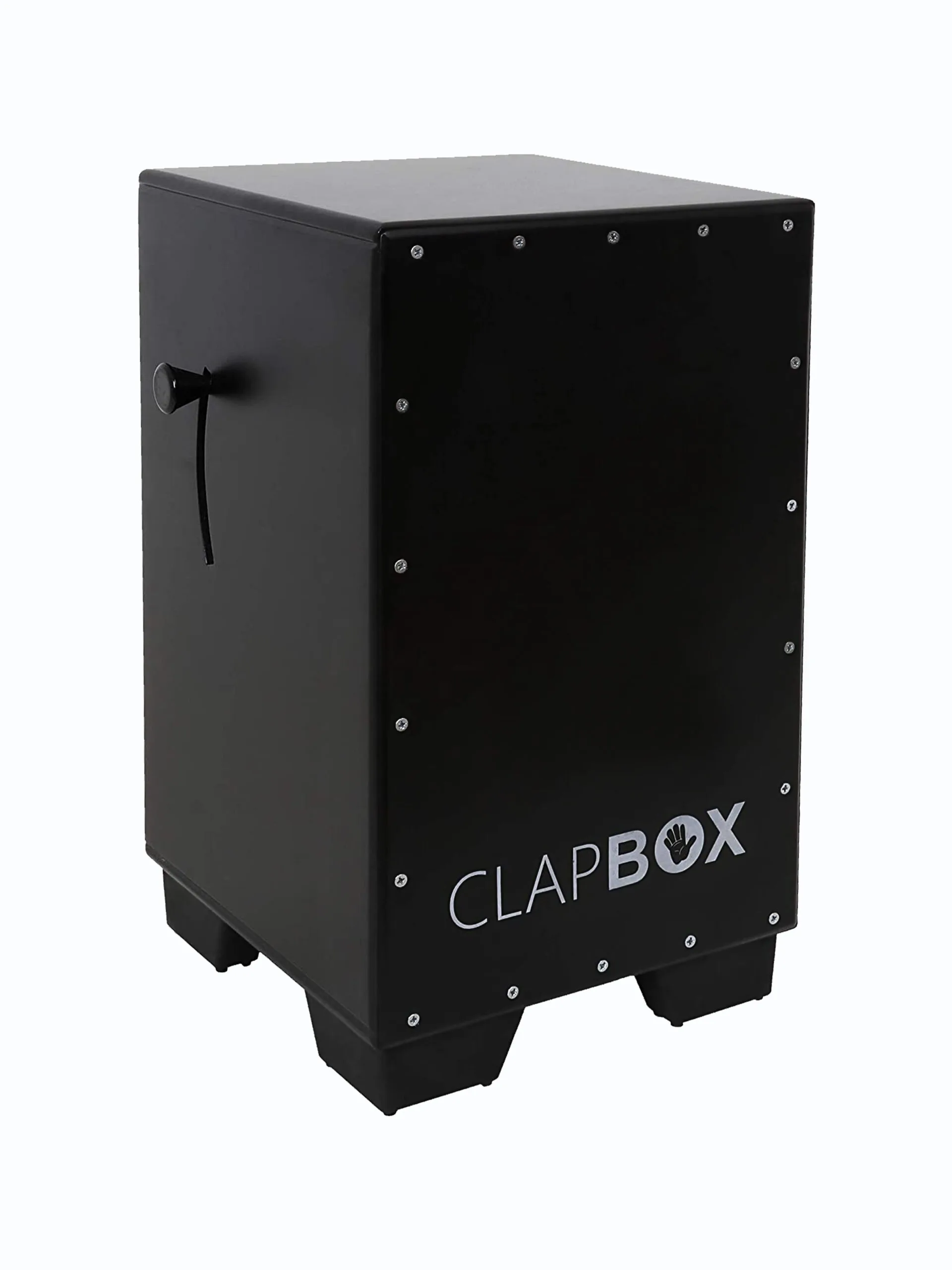 Clapbox CB50 Adjustable Cajon Black Oak Front Plate 3 Adjustable Internal Snares