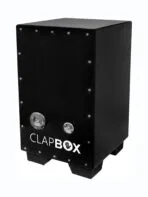 Clapbox CB22 Jingle Cajon Drum - Black Teak Front - Image 2
