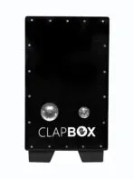 Clapbox CB22 Jingle Cajon Drum - Black Teak Front