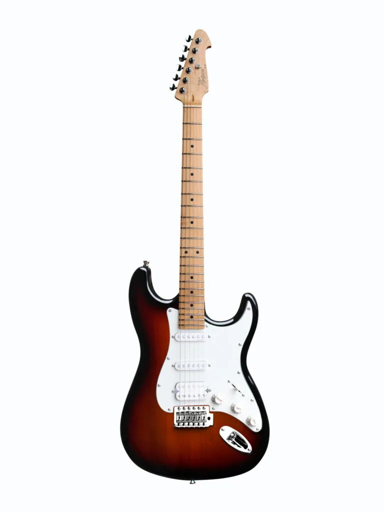 Keipro KS20-R SSH Electric GuitarSunburst Front View India