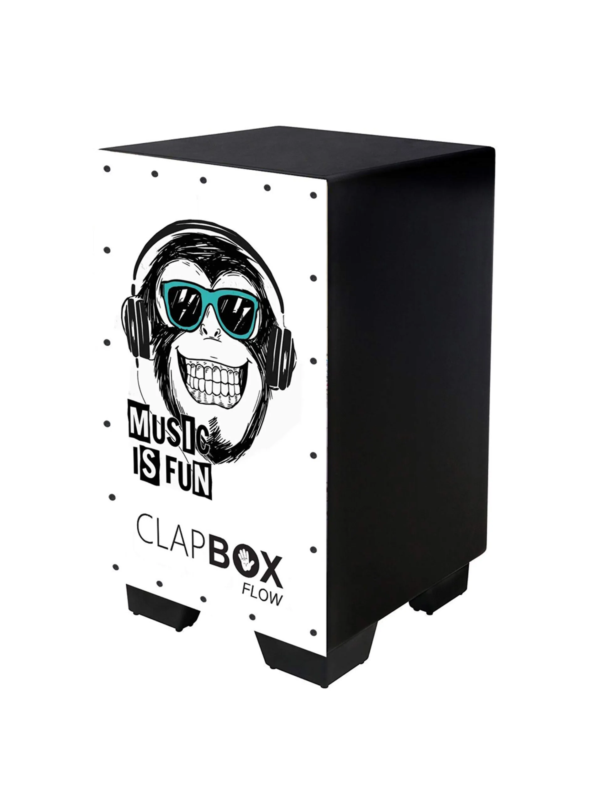 Clapbox Flow Graphic Cajon - Music is Fun - Image 2